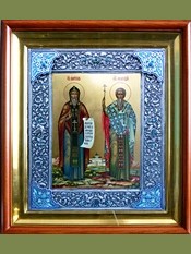 Икона «Св. равноап. Кирилл и Мефодий». Сертификат 212