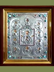 Икона Божией Матери «Знамение Курская-Коренная». Сертификат 330