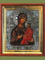 Икона Божией Матери «Тихвинская». Сертификат 47