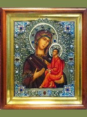 Икона Божией Матери «Тихвинская». Сертификат 10