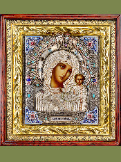 Икона Божией Матери «Казанская». Сертификат 157