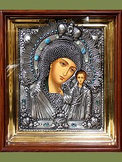 Икона Божией Матери «Казанская». Сертификат 16