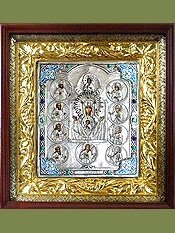 Икона Божией Матери «Знамение» Курская-Коренная. Сертификат 202