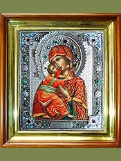 Икона Божией Матери «Владимирская». Сертификат 256