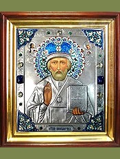 Икона Святителя Николая Чудотворца. Сертификат 258