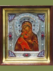 Икона Божией Матери «Владимирская». Сертификат 260