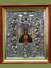 Икона Божией Матери «Знамение Курская-Коренная». Сертификат 34