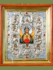 Икона Божией Матери «Знамение Курская-Коренная». Сертификат 43