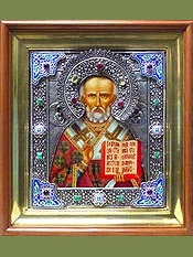 Икона Святителя Николая Чудотворца. Сертификат 50