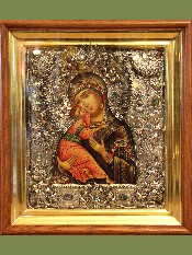 Икона Божией Матери «Владимирская». Сертификат 64