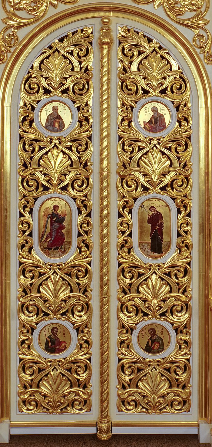 Иконостас храма Богоявления Господня бывшего Богоявленского монастыря, г.Москва.