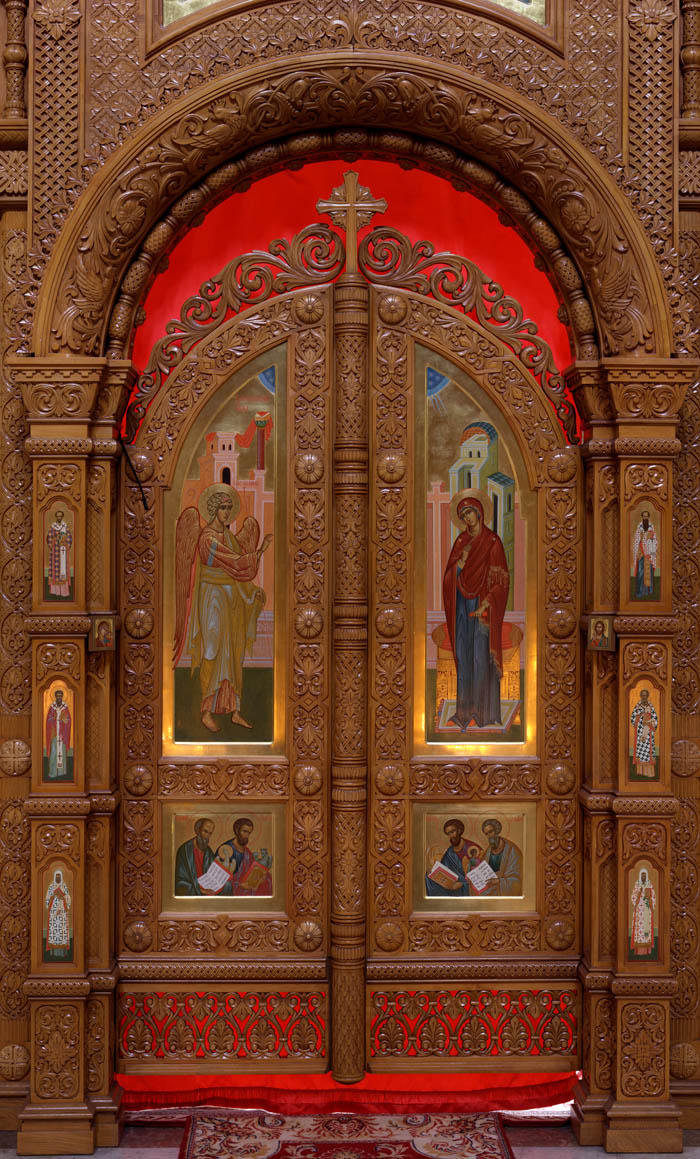 Иконостас церкви Преображения Господня, г.Люберцы, Московская обл