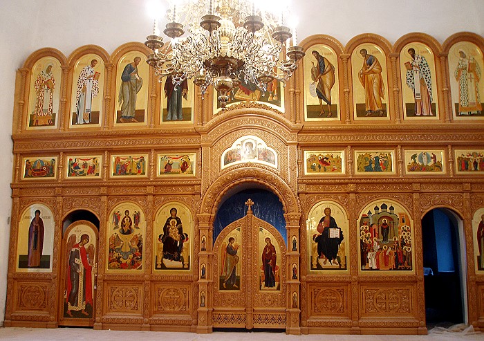 Иконостас храма в честь Покрова Пресвятой Богородицы, г.Брянск