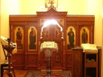 Иконостас Покровской церкви в усадьбе Марьино, с.Ивановское, Курская область.