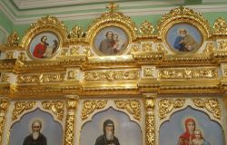 Иконостас в Братской трапезной, Спасо-Преображенский Валаамский монастырь.