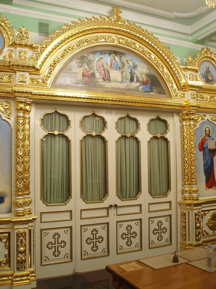 Иконостас в Братской трапезной, Спасо-Преображенский Валаамский монастырь