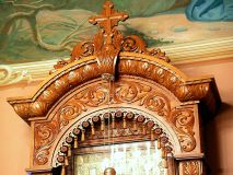 Оформление интерьера в храме Высоцкого монастыря, г.Серпухов, Московская обл.